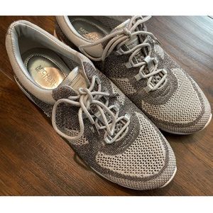 Michael Kors Silver Knit Trainers